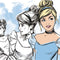 Disney Princess Cinderella Sketch Xbox 360 (Includes HDD) Skin